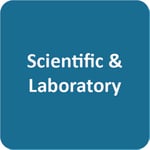 scientific & laboratory button